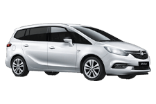 Car Hire Wallsend - Vauxhall Zafira 7-Seater - Minibus hire Wallsend
